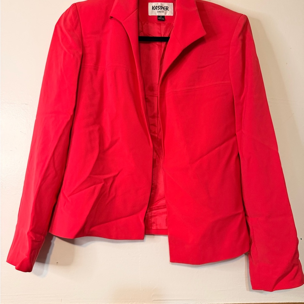 Kasper Women's Vibrant pink  Suit Jacket